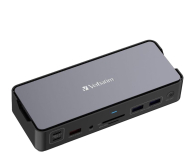 Akcesoria VERBATIM USB-C Pro 2xHDMI DP RJ45 4xUSB 4xUSB-C SD microSD audio 32171